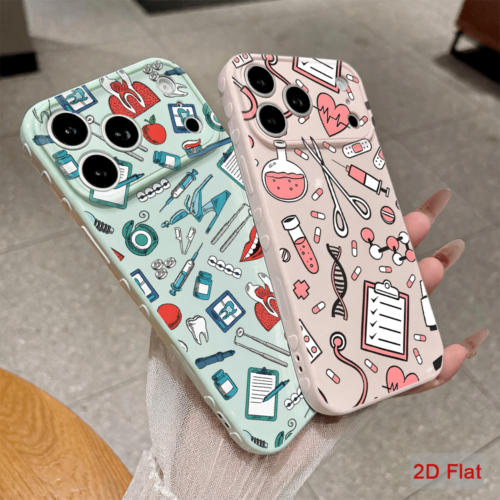 Health & Wellness Unit - Casing Ponsel Motif Perawat Medis Kesehatan
