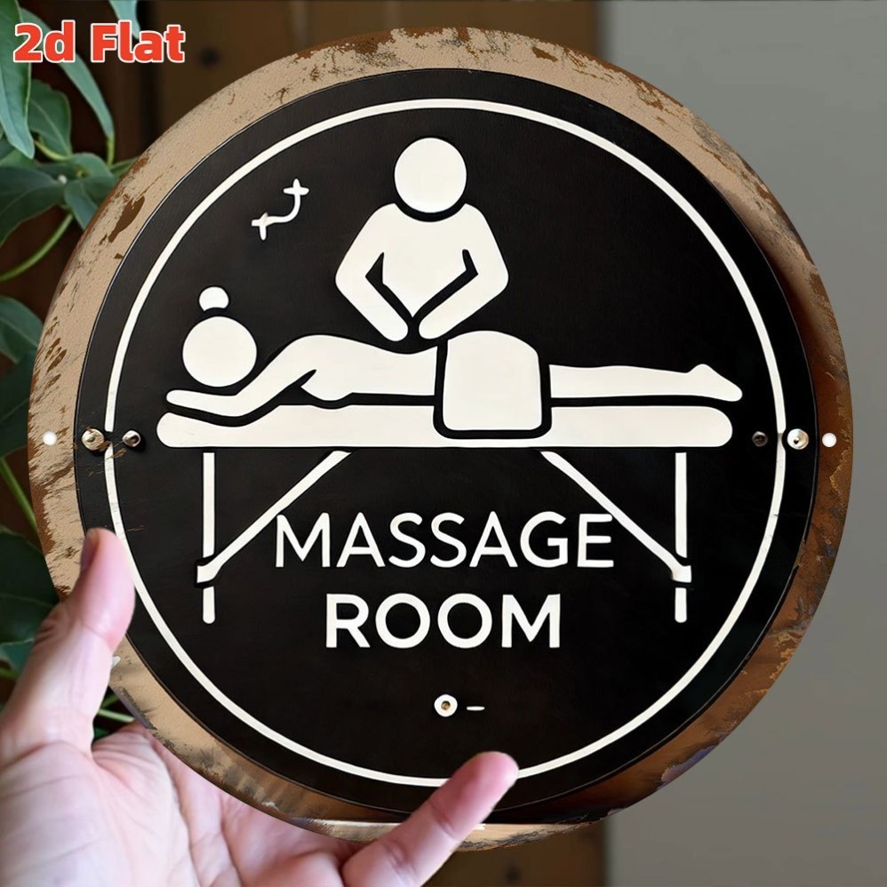Health Wellness And Spa - Datar 2D, Cetak Definisi Tinggi, Tahan