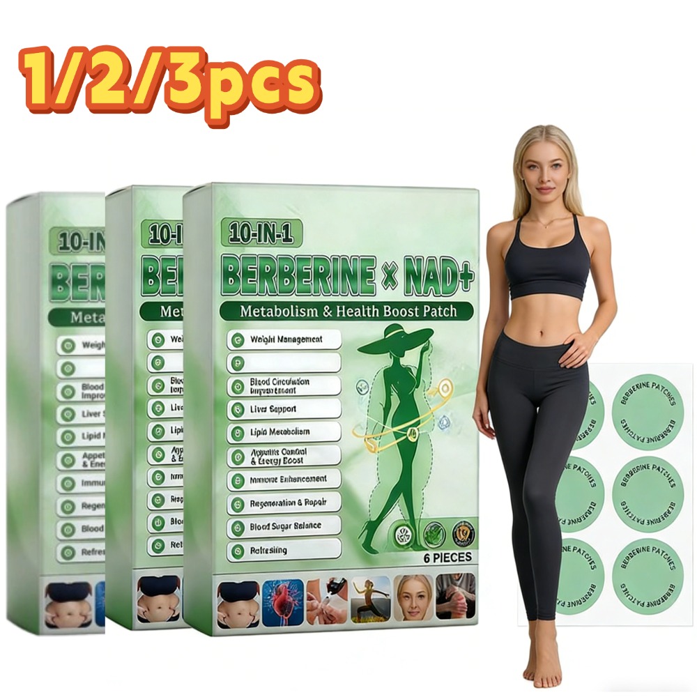Xbody Health & Wellness - 10-in-1 Berberine x NAD+ Patch Penunjang