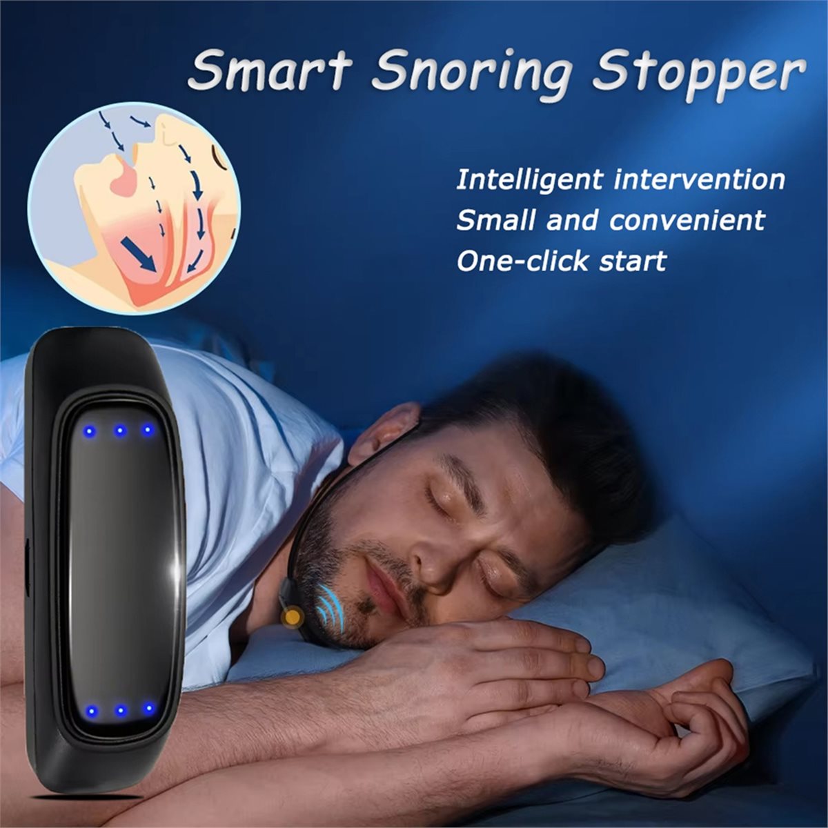 Tren 2026 EMS Pulse Stop Snore - Health Wellness Trends ulasan dan harga