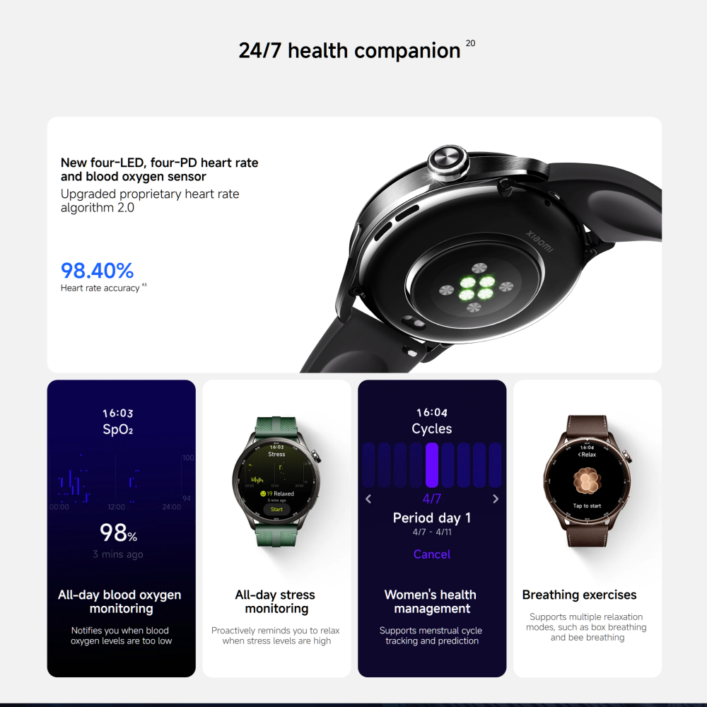Versi Global Xiaomi Watch S5 S - Xbody Health & Wellness ulasan dan harga